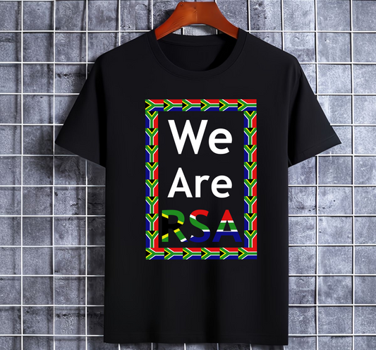 We Are RSA T-Shirt with borders