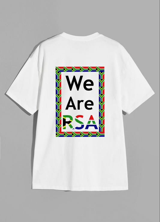 We Are RSA T-Shirt with borders